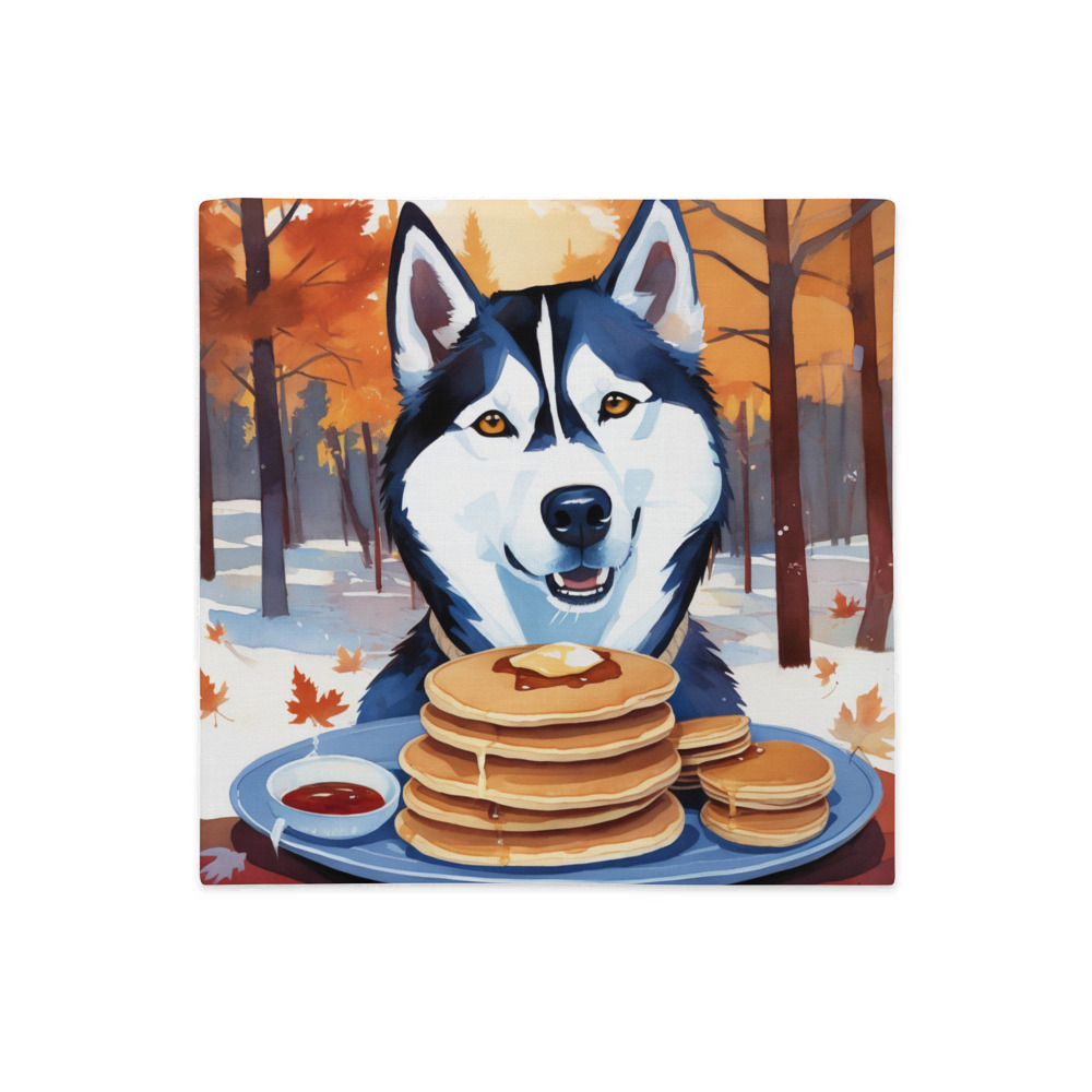 PugMug Custom Siberian Husky Premium Pillow Case