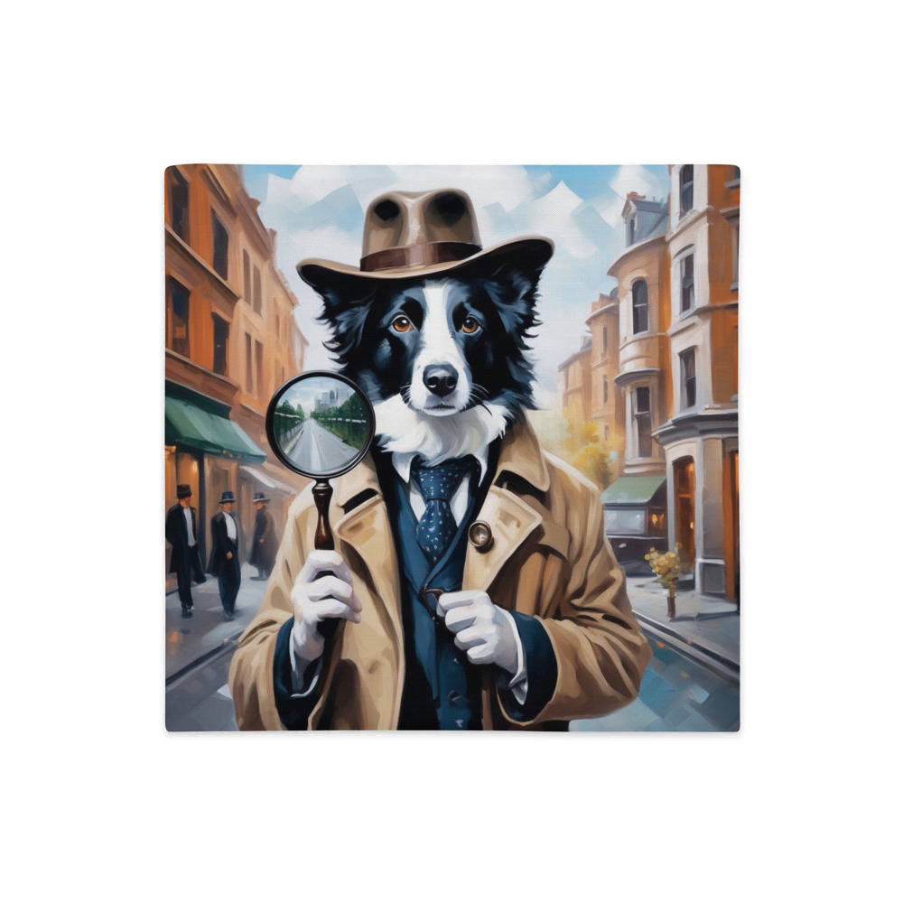 PugMug Custom Border Collie Premium Pillow Case