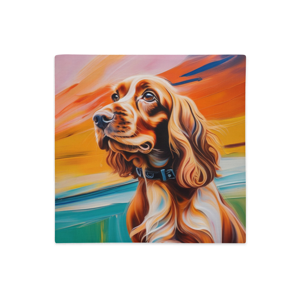 PugMug Custom English Cocker Spaniel Premium Pillow Case