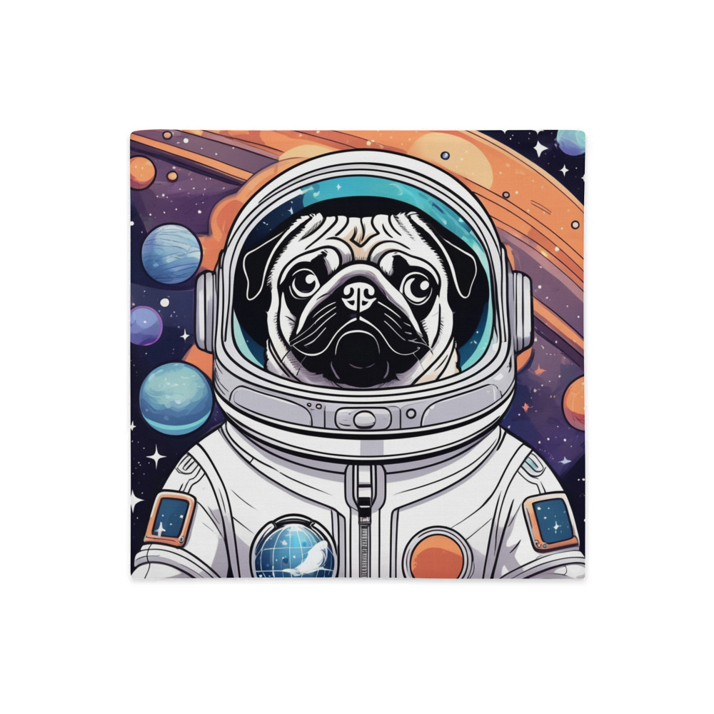 PugMug Custom Pug Premium Pillow Case