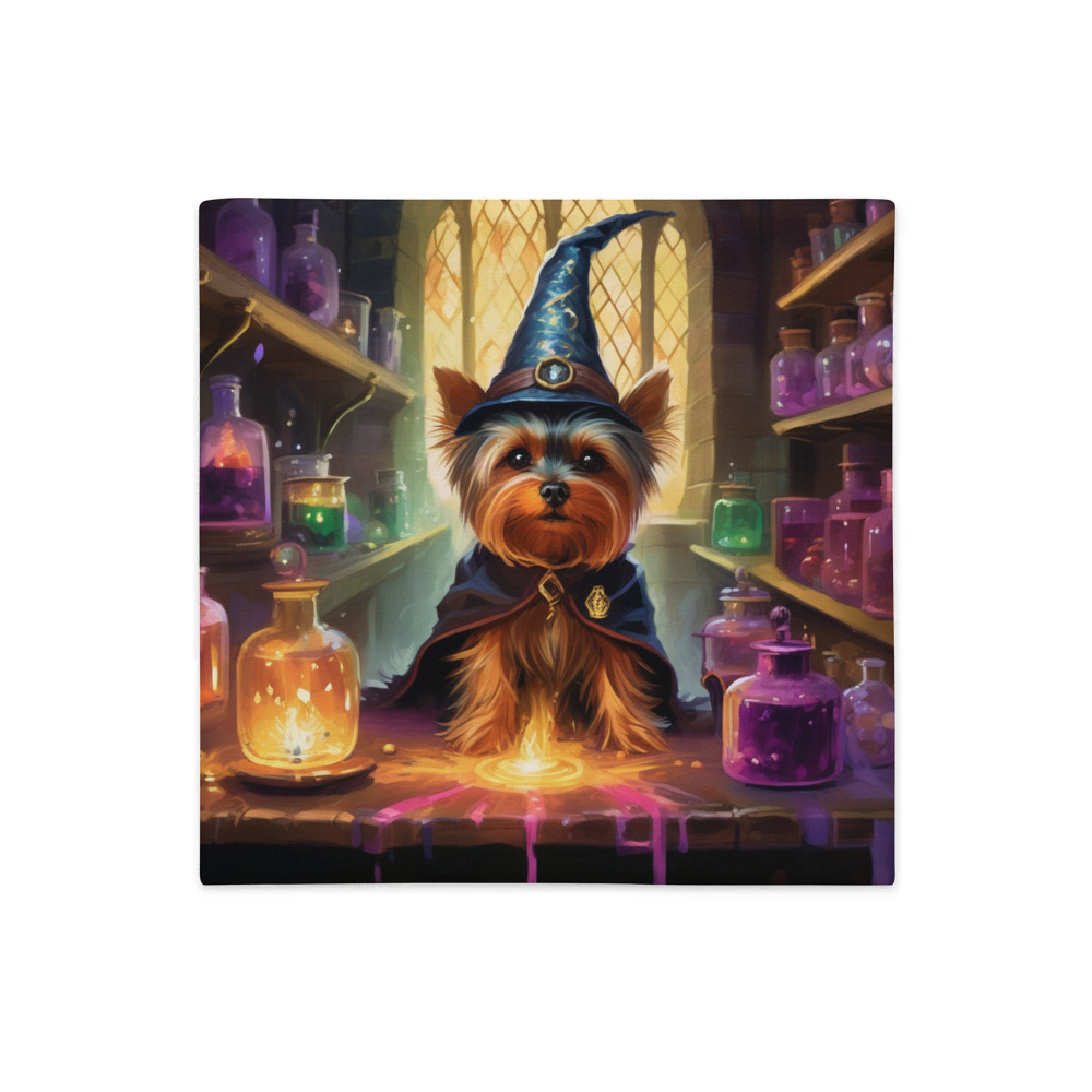 PugMug Custom Yorkshire Terrier Premium Pillow Case