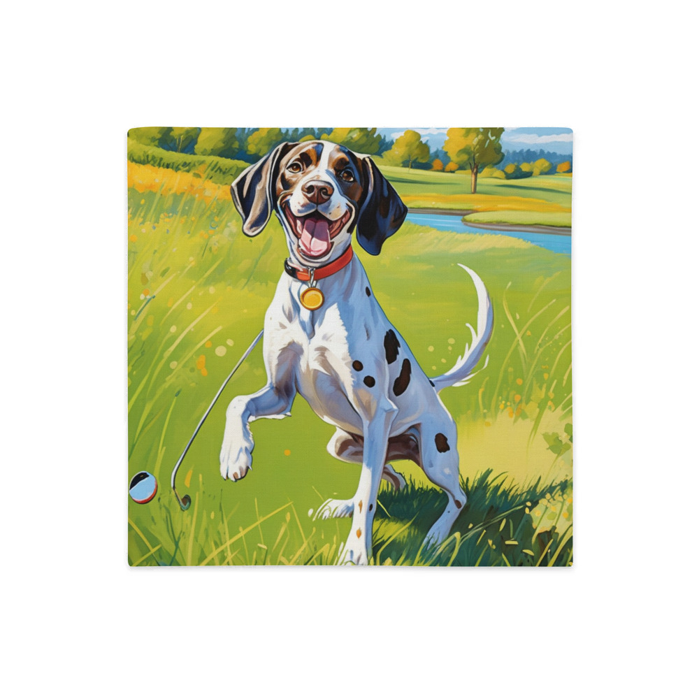 PugMug Custom Pointer Dog Premium Pillow Case