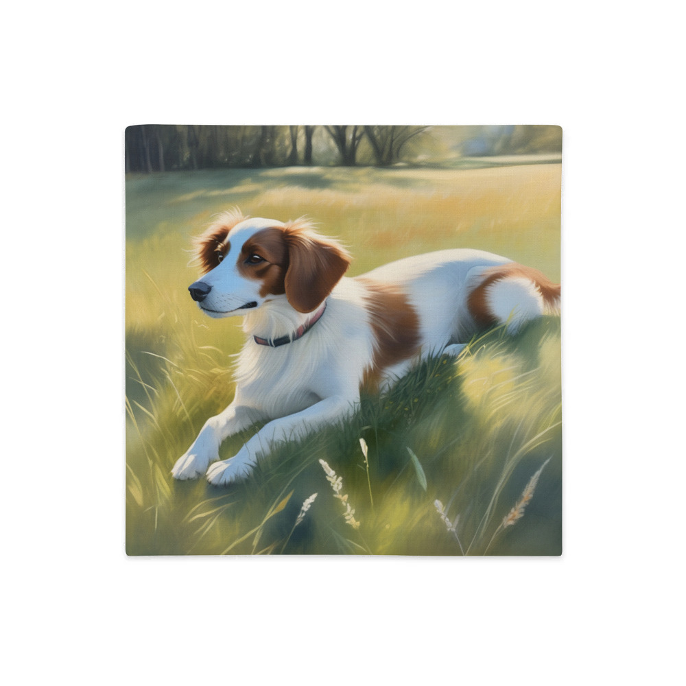 PugMug Custom Brittany Dog Premium Pillow Case