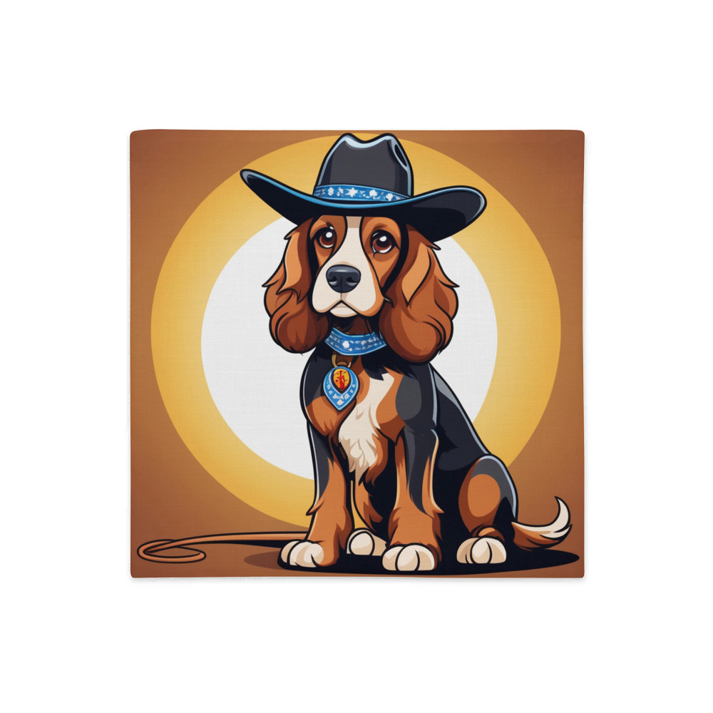 PugMug Custom English Cocker Spaniel Premium Pillow Case