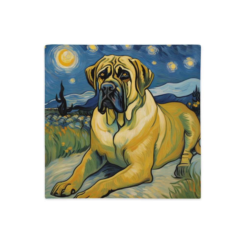 PugMug Custom Mastiff Premium Pillow Case
