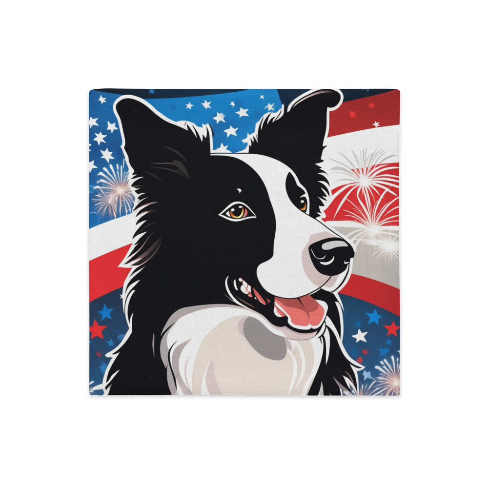 PugMug Custom Border Collie Premium Pillow Case