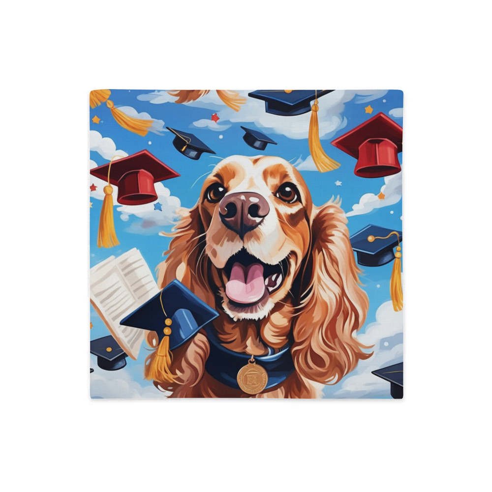 PugMug Custom Cocker Spaniel Premium Pillow Case