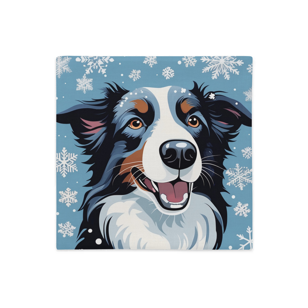 PugMug Custom Border Collie Premium Pillow Case