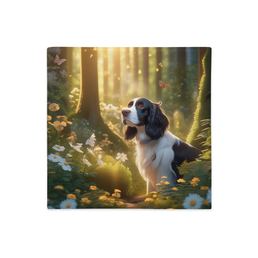 PugMug Custom English Springer Spaniel Premium Pillow Case