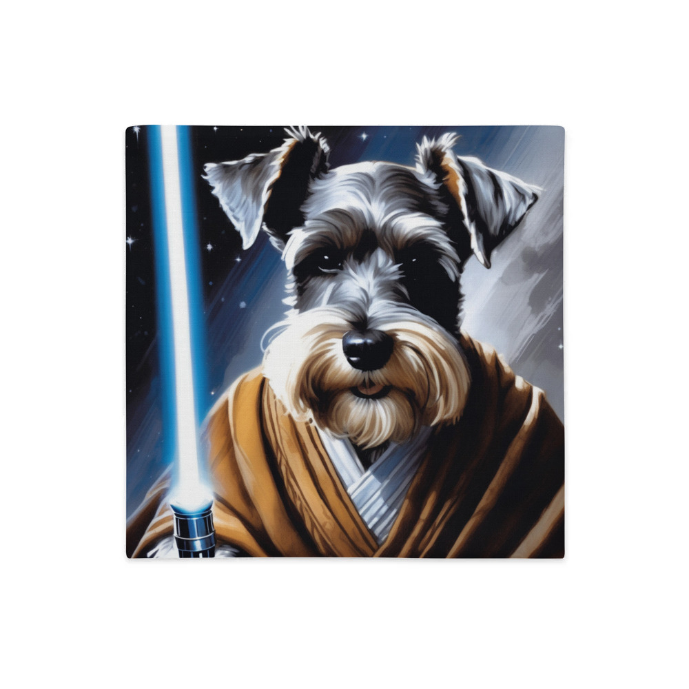 PugMug Custom Miniature Schnauzer Premium Pillow Case