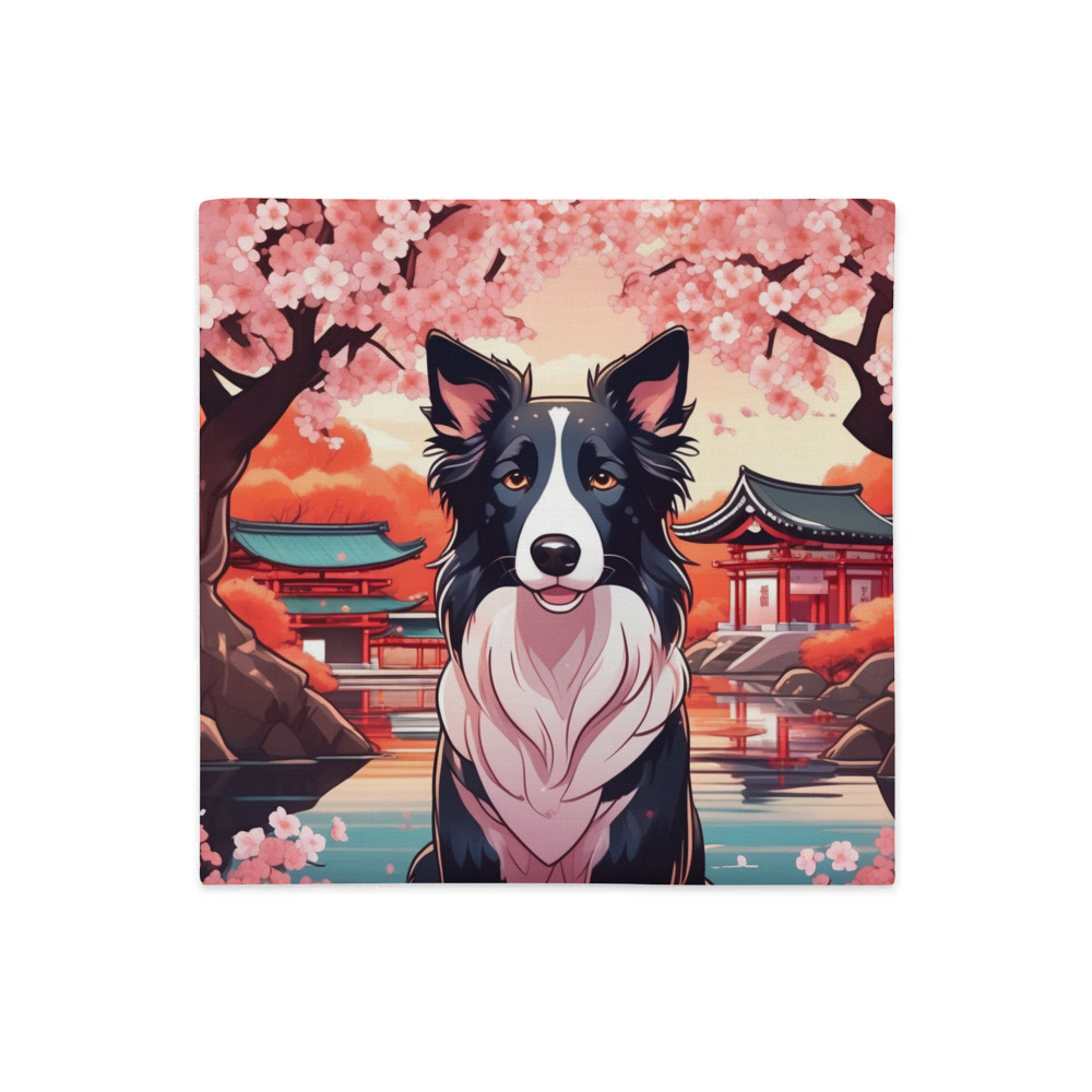 PugMug Custom Border Collie Premium Pillow Case