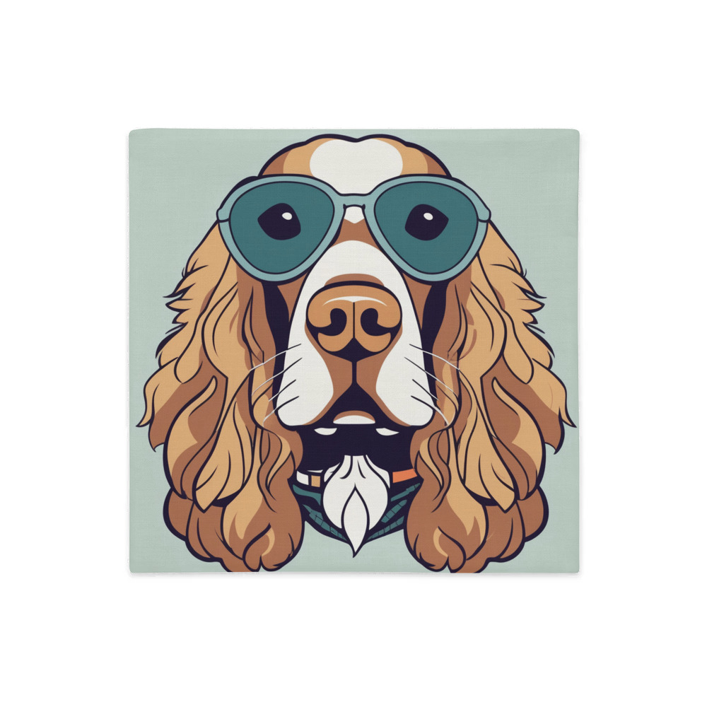 PugMug Custom English Cocker Spaniel Premium Pillow Case