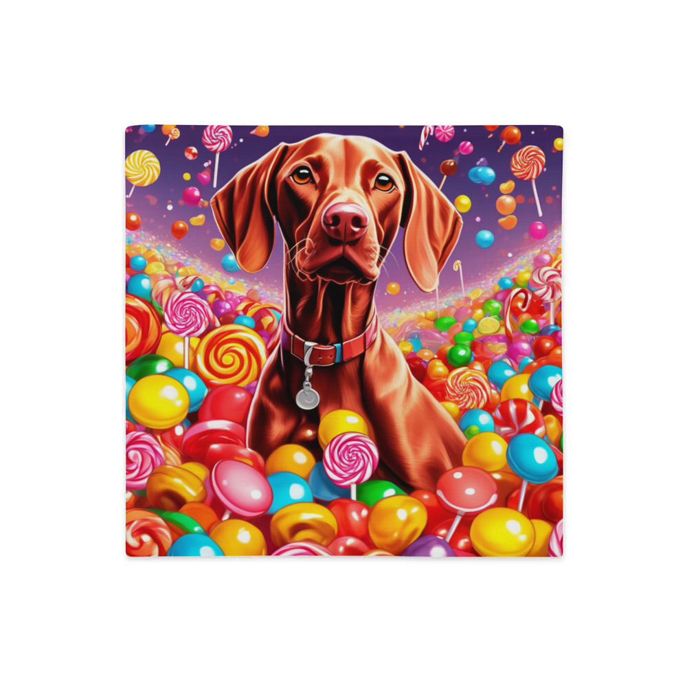 PugMug Custom Vizsla Premium Pillow Case