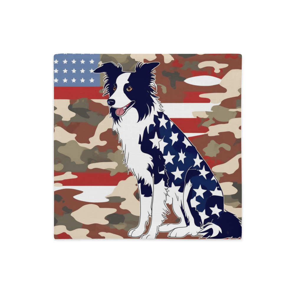 PugMug Custom Border Collie Premium Pillow Case