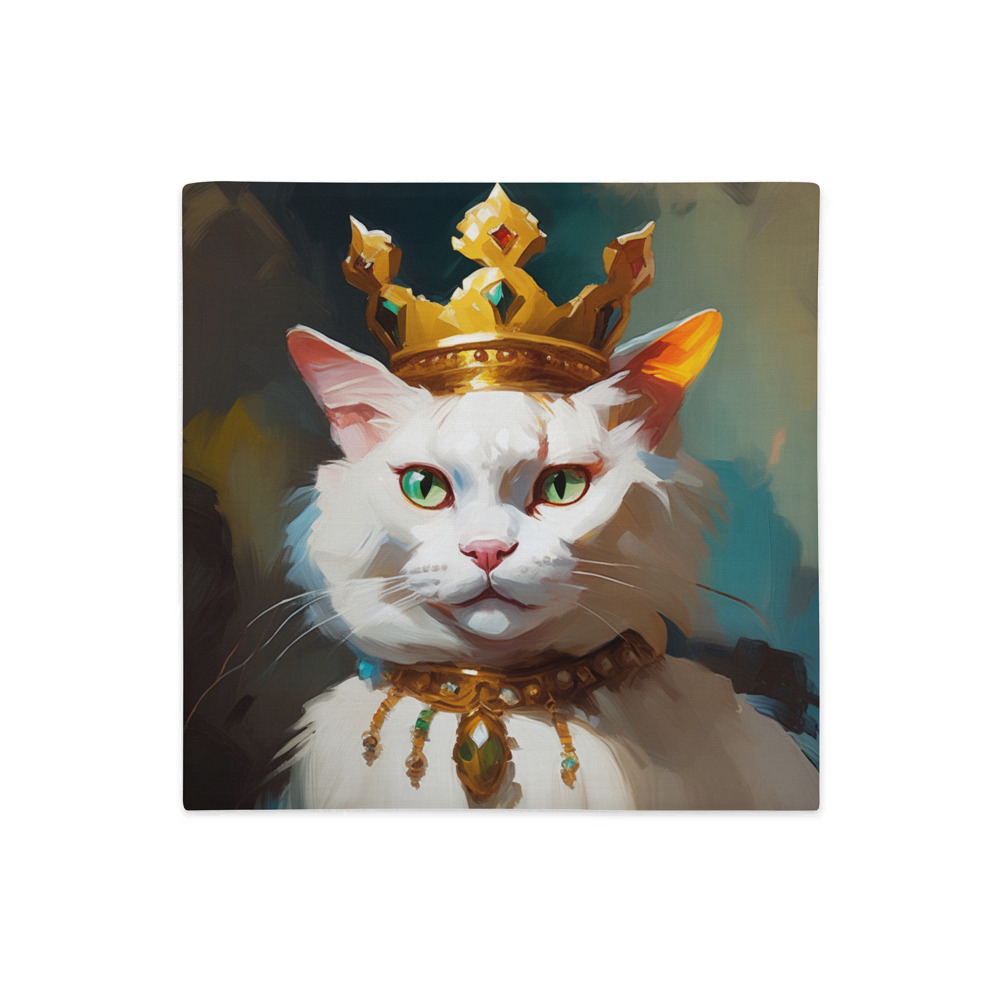 PugMug Custom White Exotic Cat Premium Pillow Case