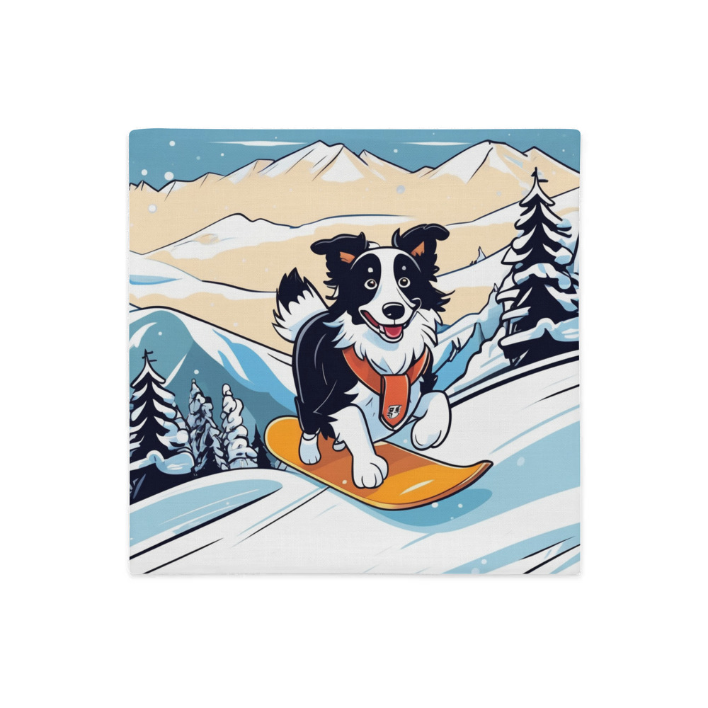 PugMug Custom Border Collie Premium Pillow Case