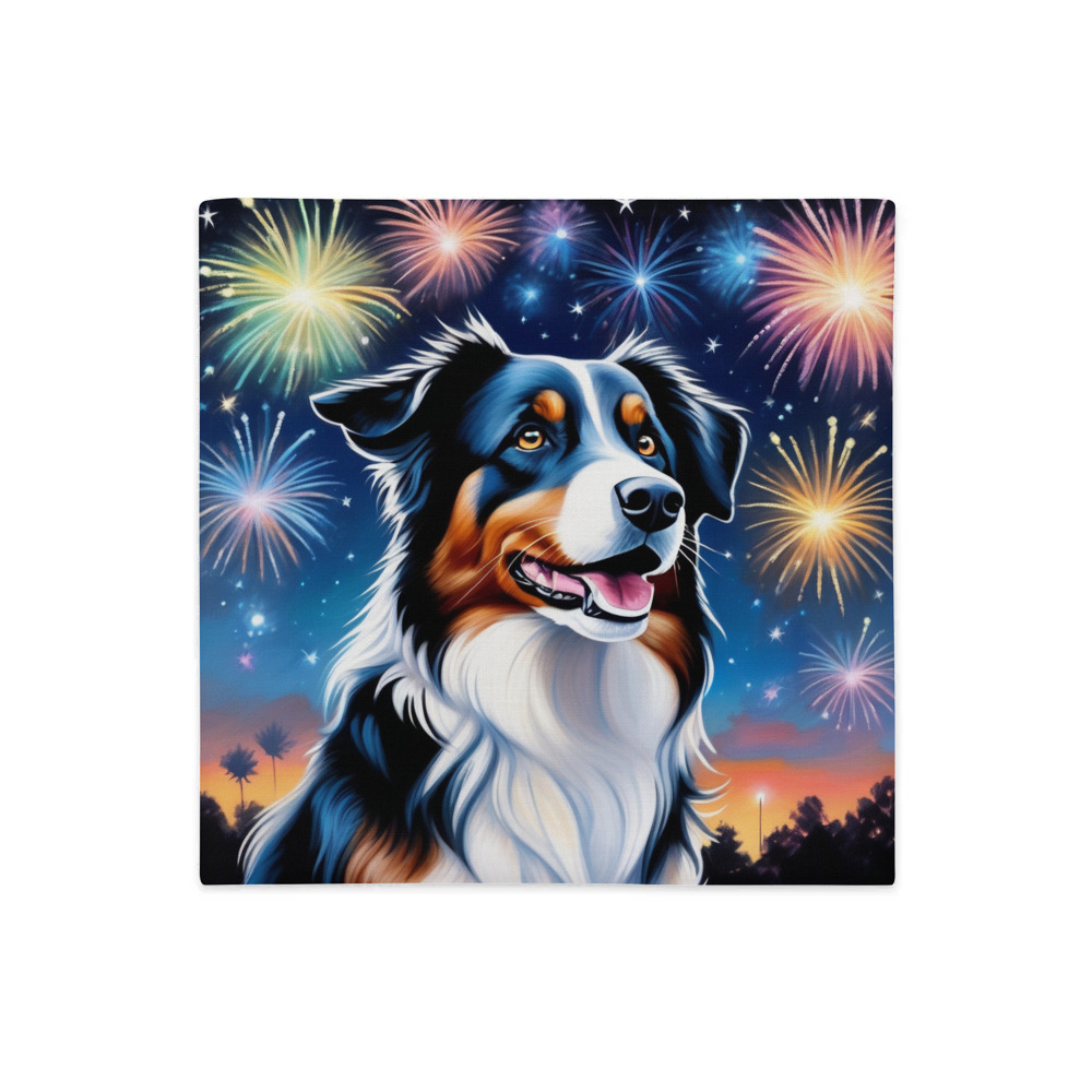 PugMug Custom Australian Shepherd Dog Premium Pillow Case