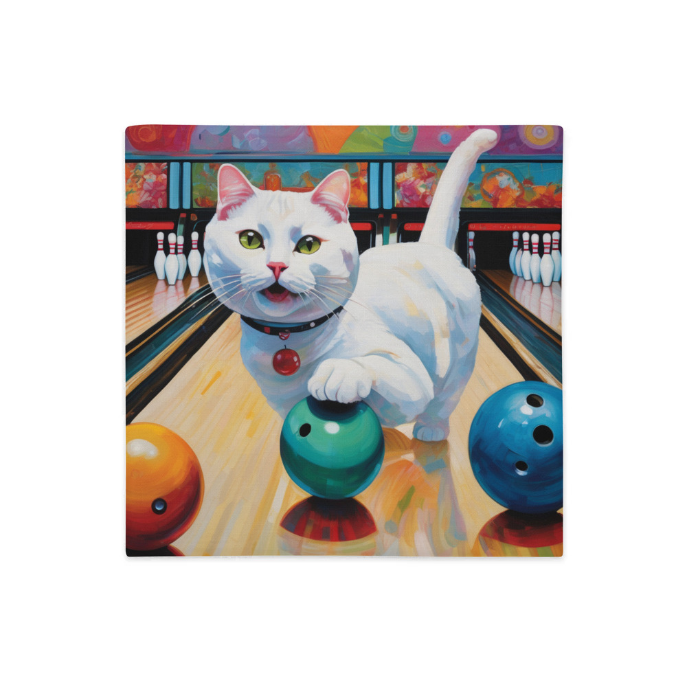 PugMug Custom White Exotic Cat Premium Pillow Case
