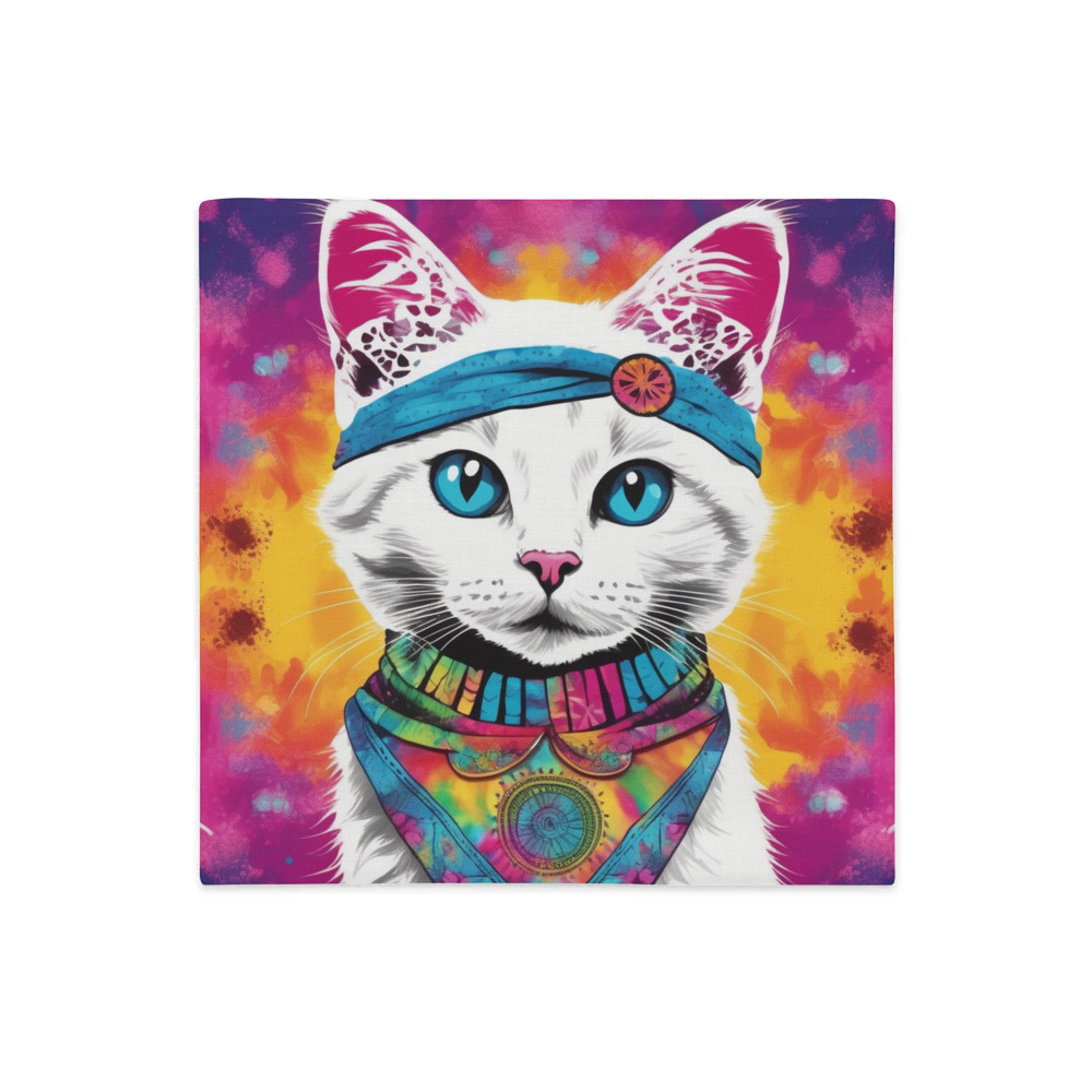 PugMug Custom White Exotic Cat Premium Pillow Case