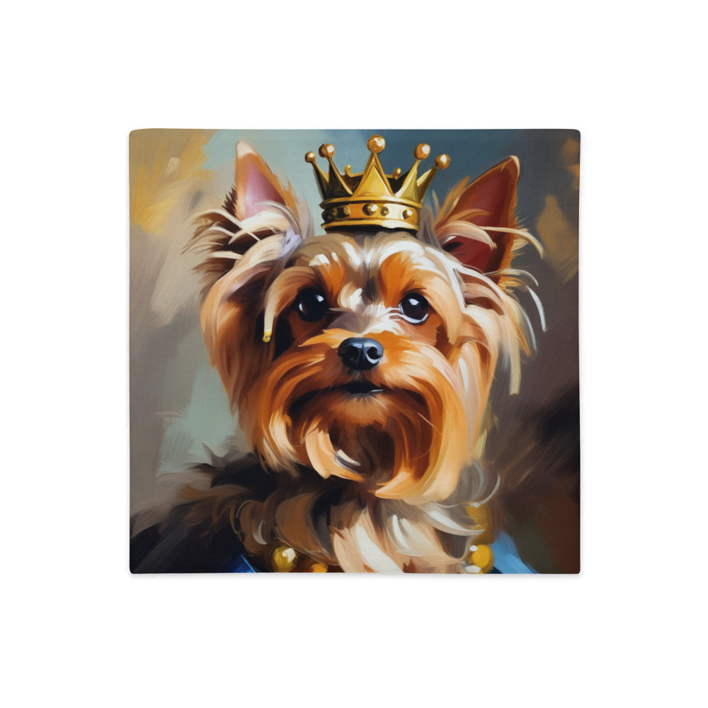 PugMug Custom Yorkshire Terrier Premium Pillow Case