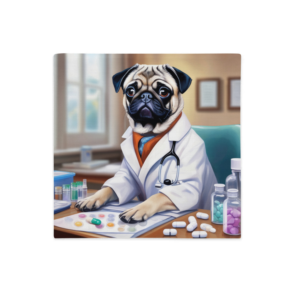 PugMug Custom Pug Premium Pillow Case