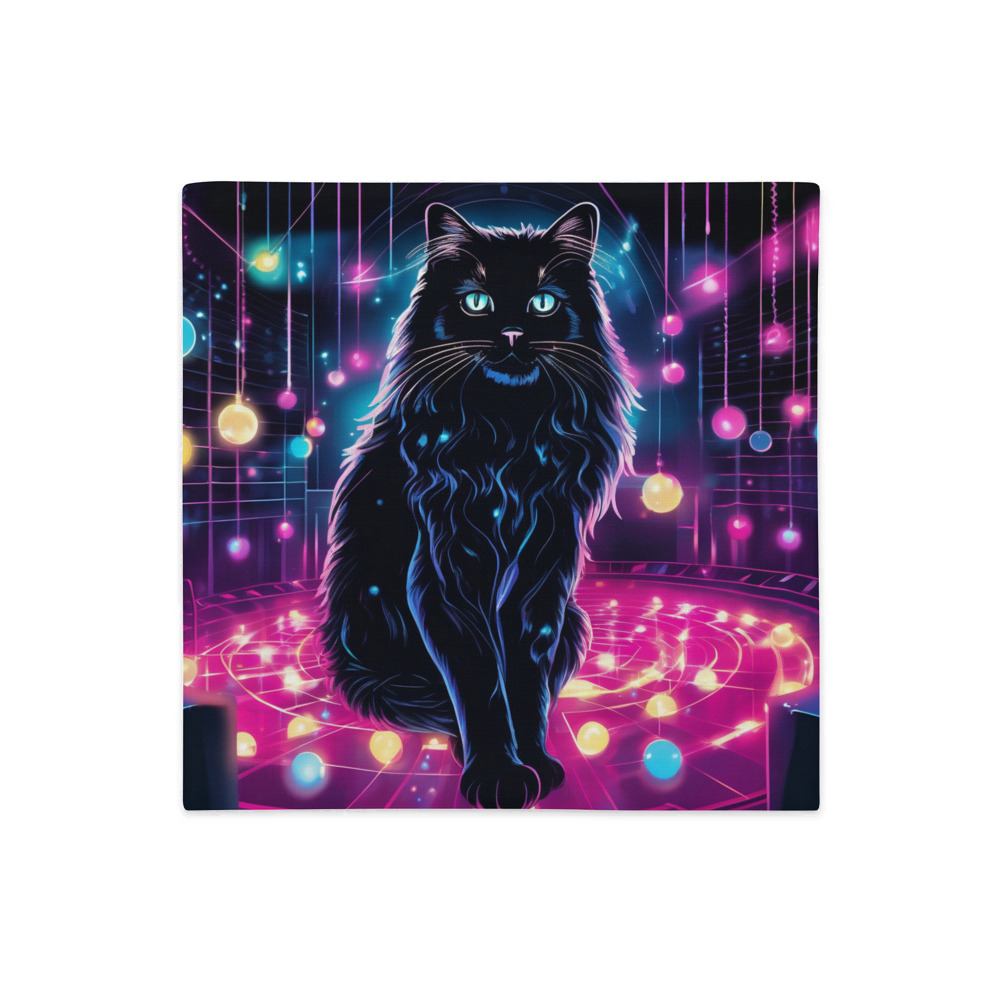 PugMug Custom Black Ragdoll Cat Premium Pillow Case