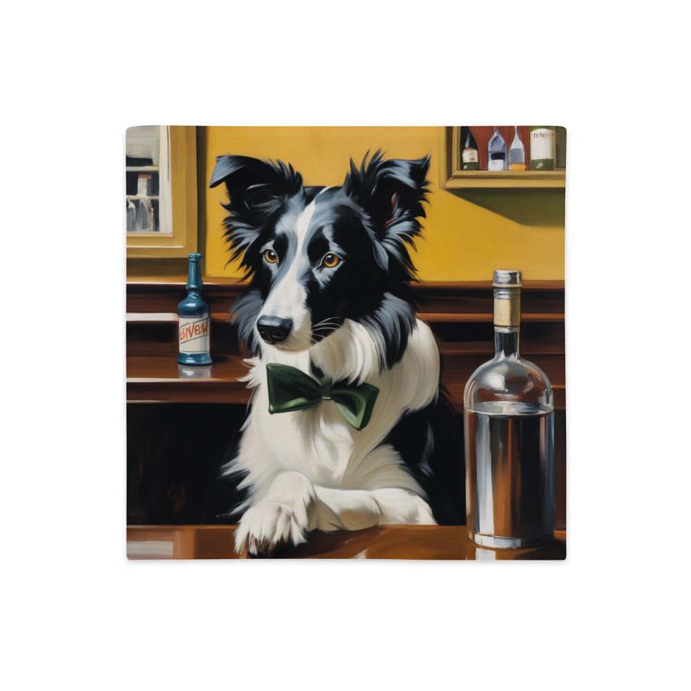 PugMug Custom Border Collie Premium Pillow Case