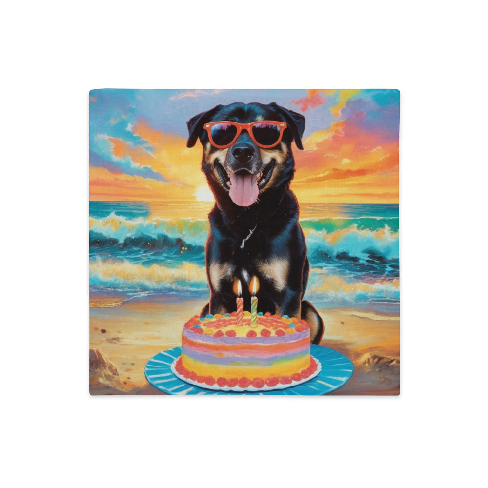 PugMug Custom Blue Premium Pillow Case