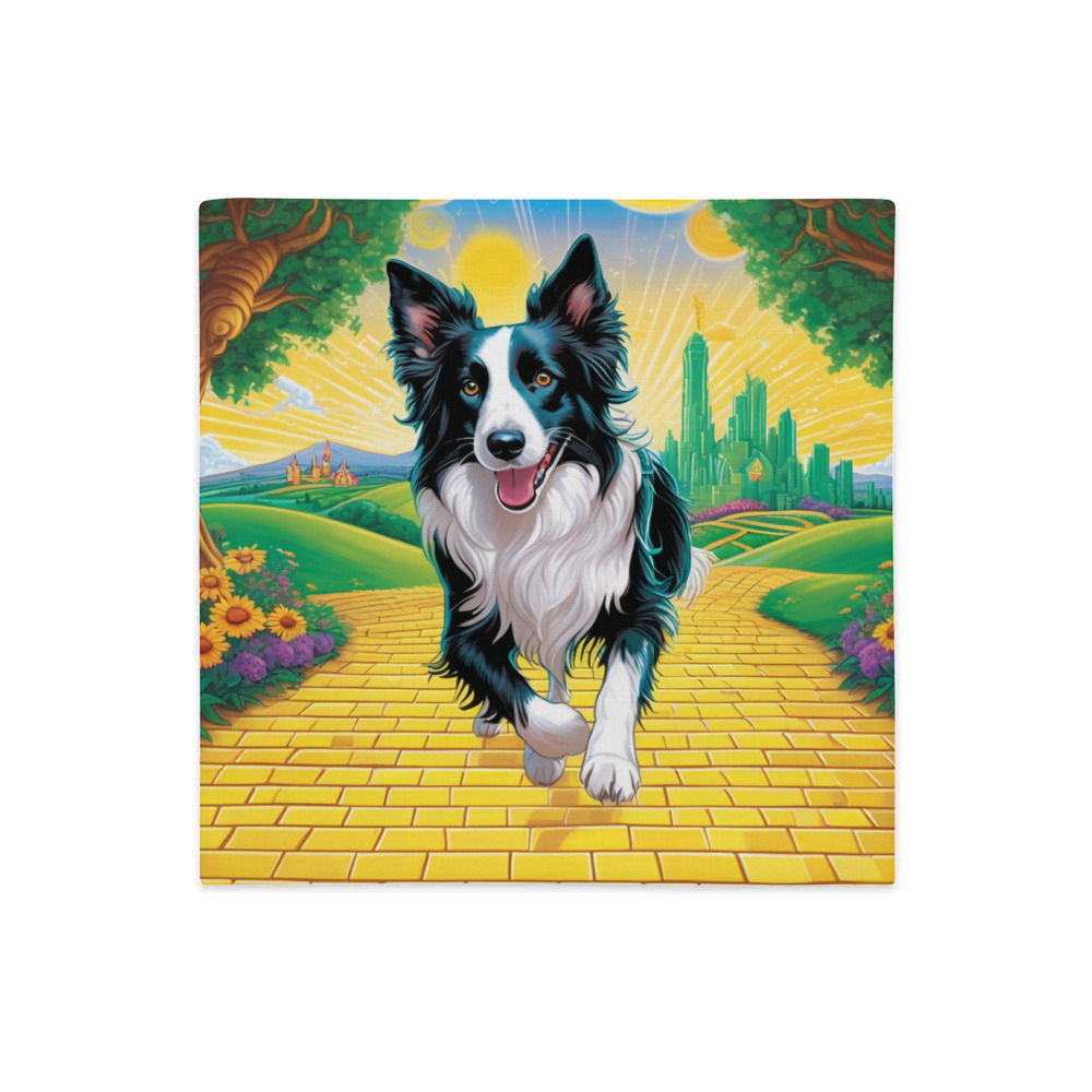 PugMug Custom Border Collie Premium Pillow Case