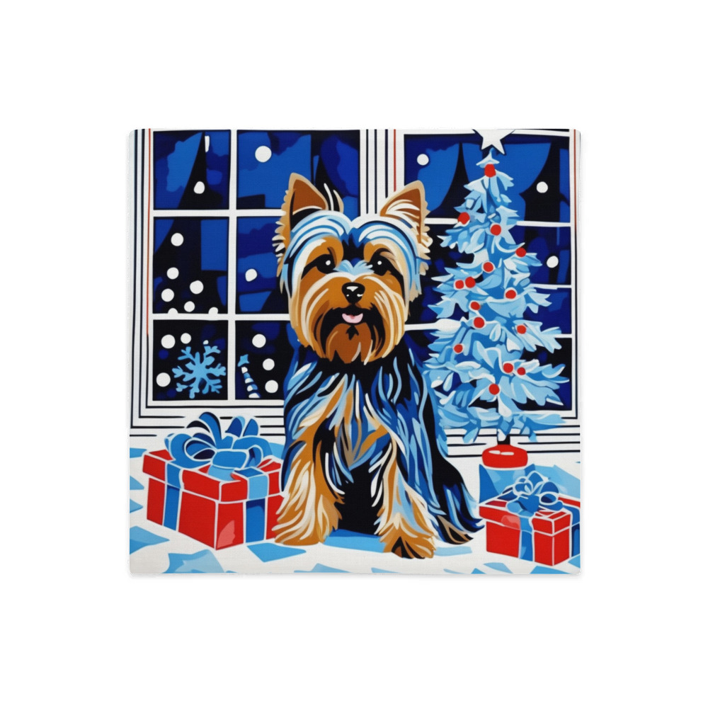 PugMug Custom Yorkshire Terrier Premium Pillow Case