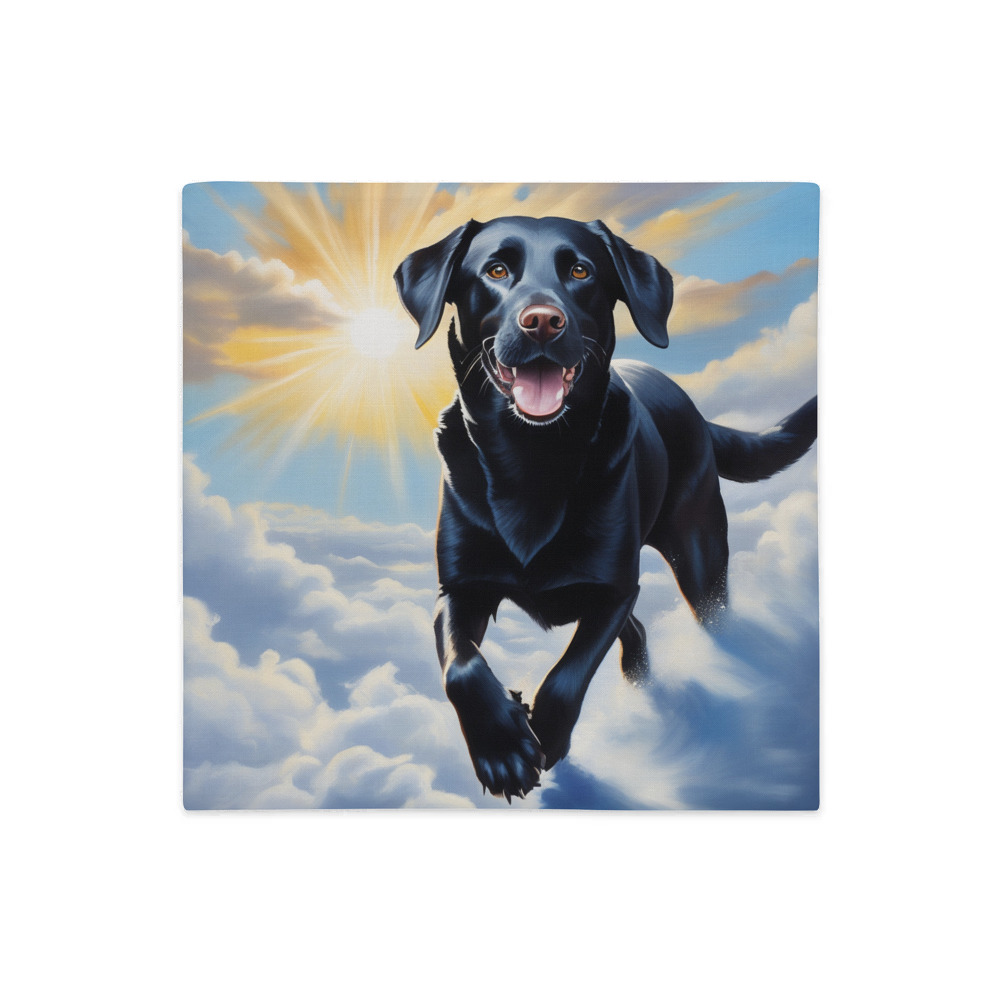 PugMug Custom Black Labrador Retriever Premium Pillow Case