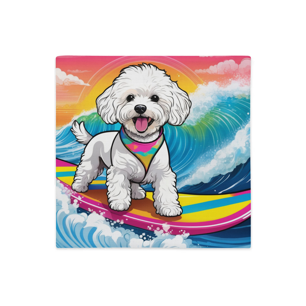 PugMug Custom Bichons Frise Premium Pillow Case