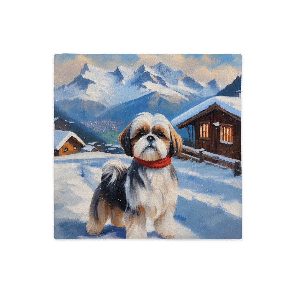 PugMug Custom Shih Tzu Premium Pillow Case