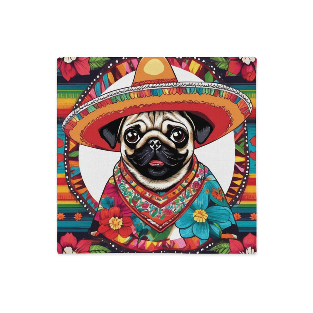 PugMug Custom Pug Premium Pillow Case