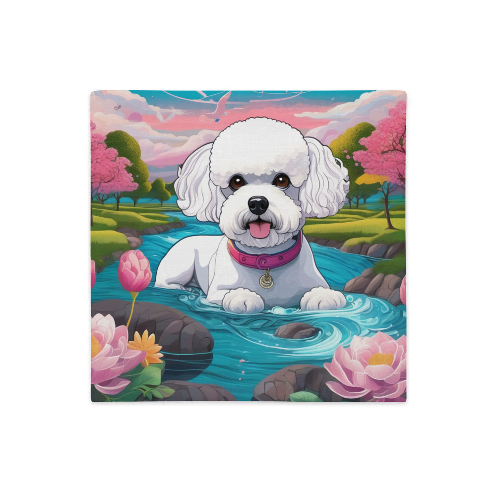 PugMug Custom Bichons Frise Premium Pillow Case