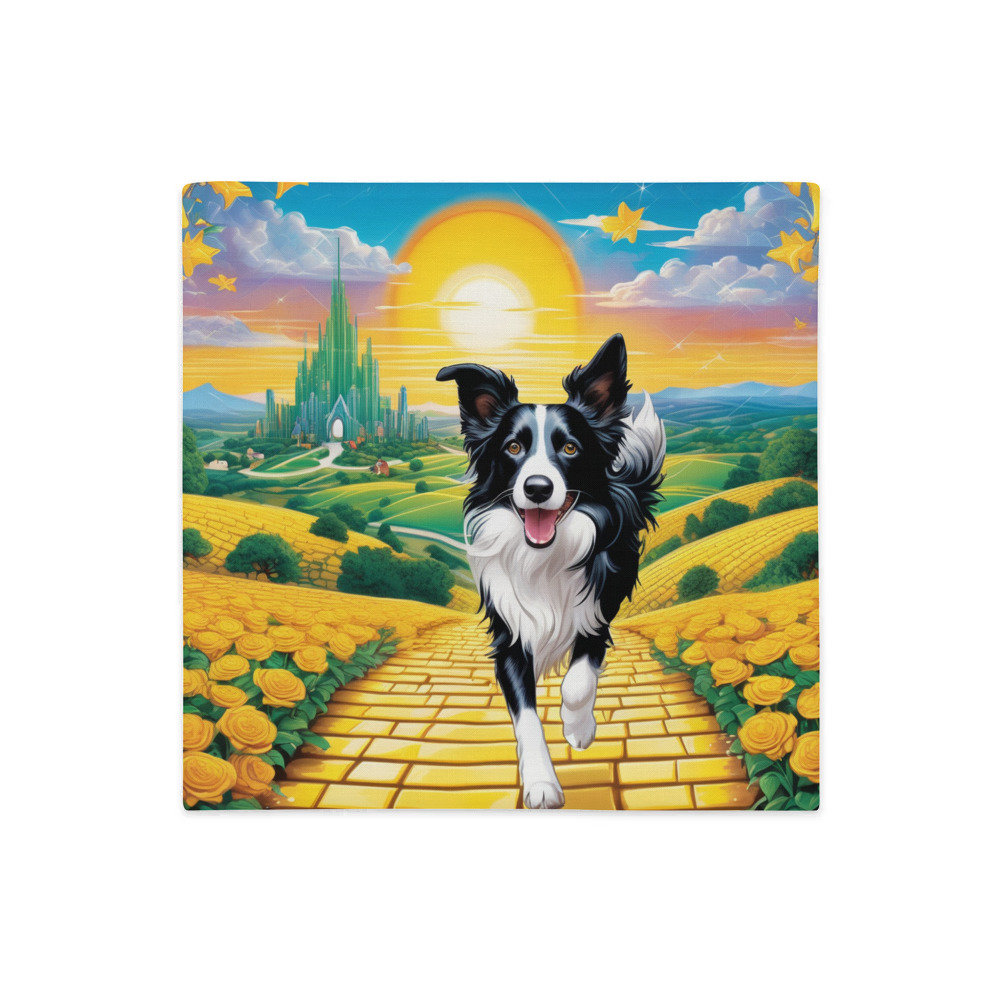 PugMug Custom Border Collie Premium Pillow Case