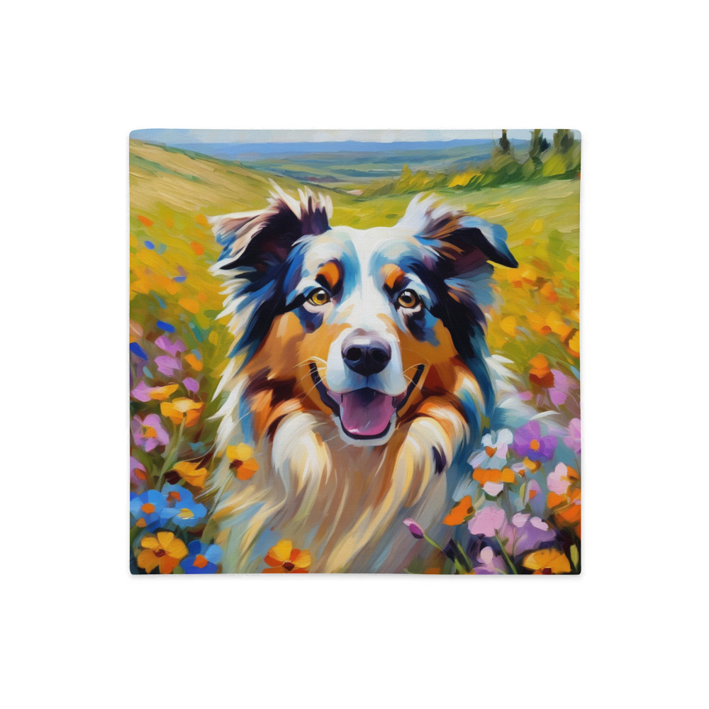 PugMug Custom Australian Shepherd Dog Premium Pillow Case