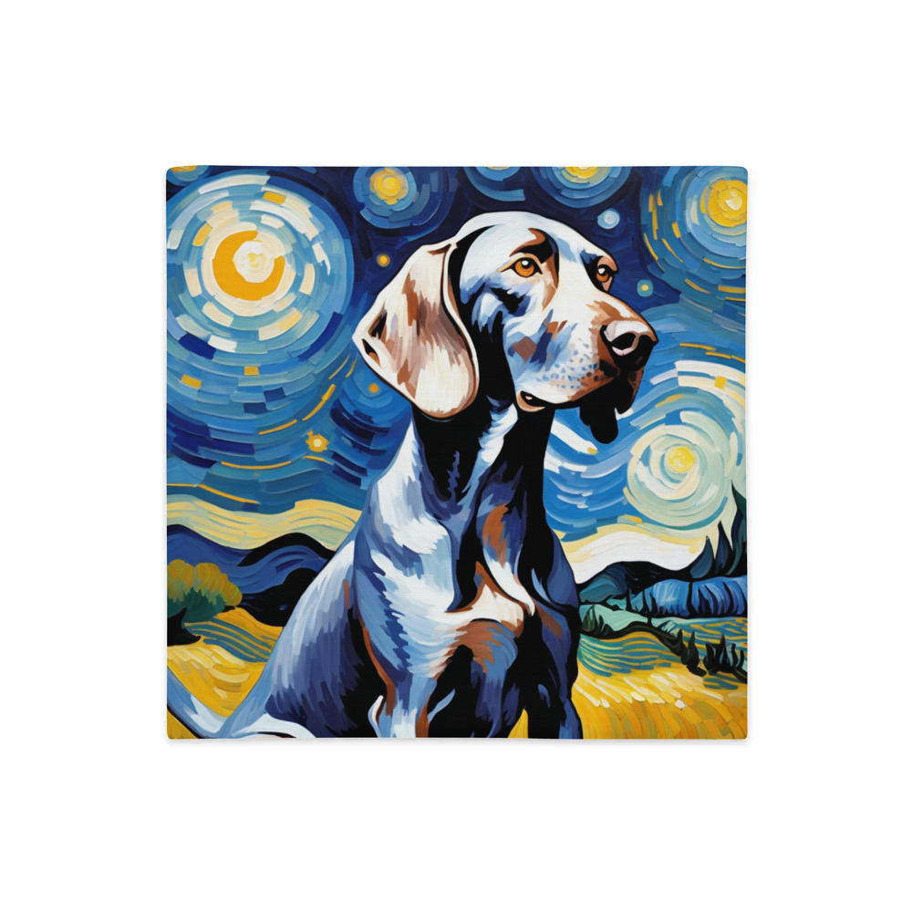 PugMug Custom Weimaraner Premium Pillow Case