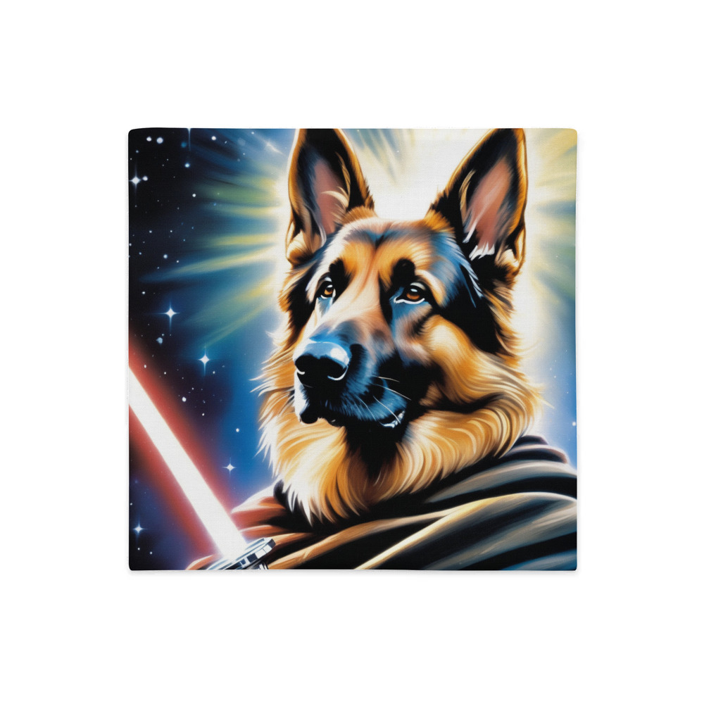 PugMug Custom German Shepherd Dog Premium Pillow Case