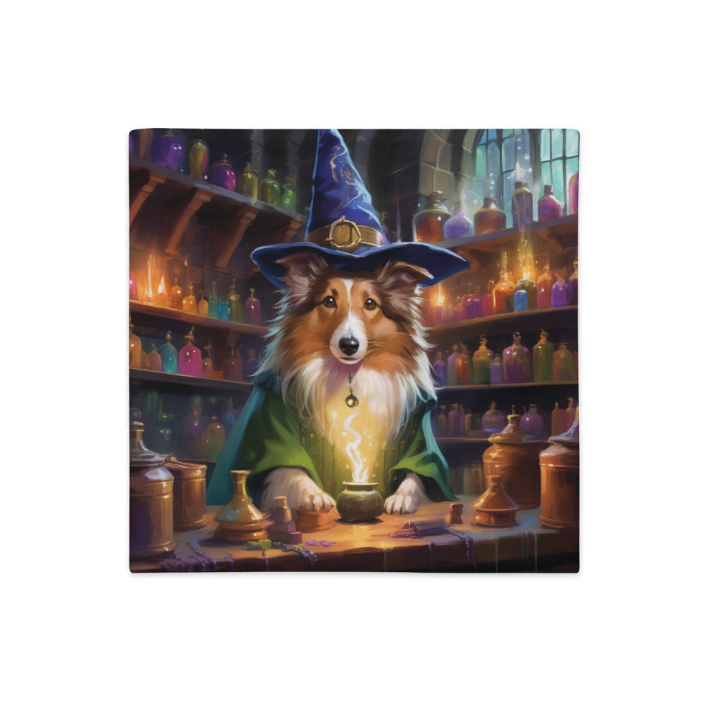 PugMug Custom Shetland Sheepdog Premium Pillow Case