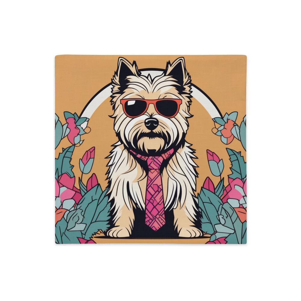 PugMug Custom Cairn Terrier Premium Pillow Case