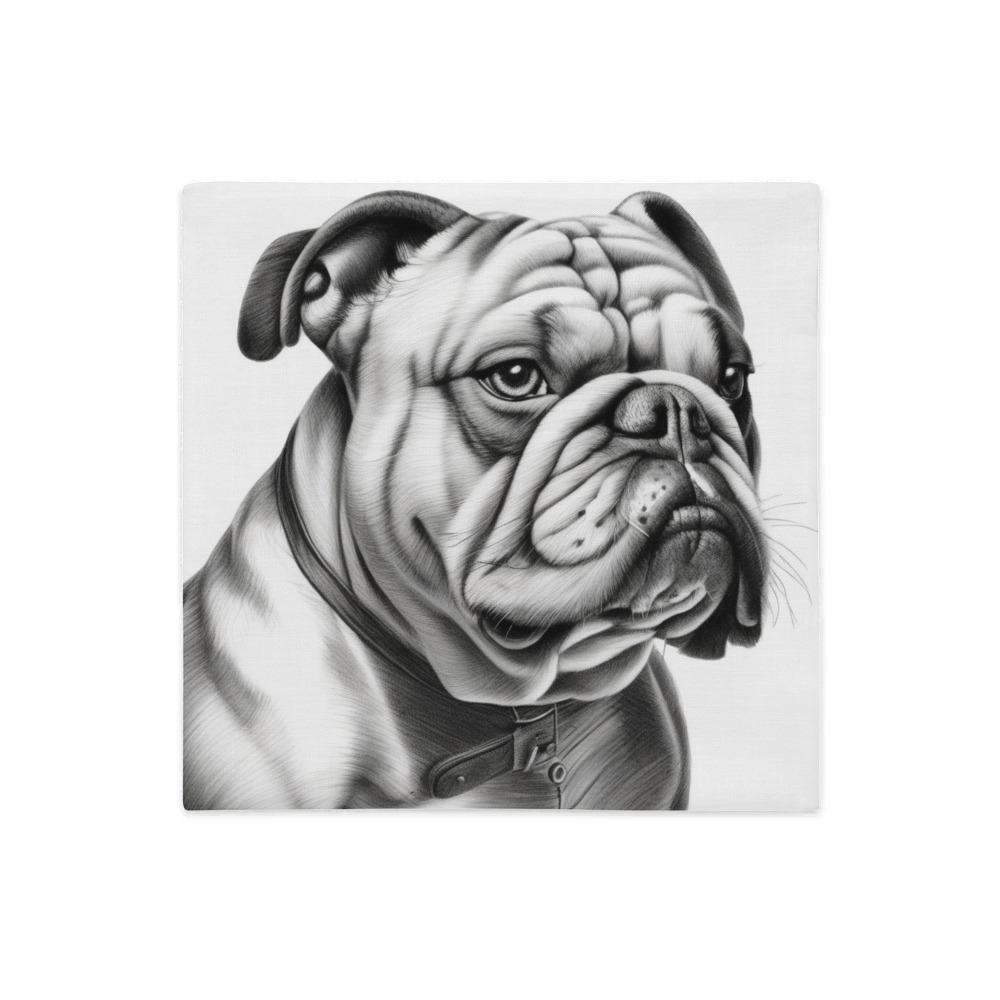 PugMug Custom Bulldog Premium Pillow Case