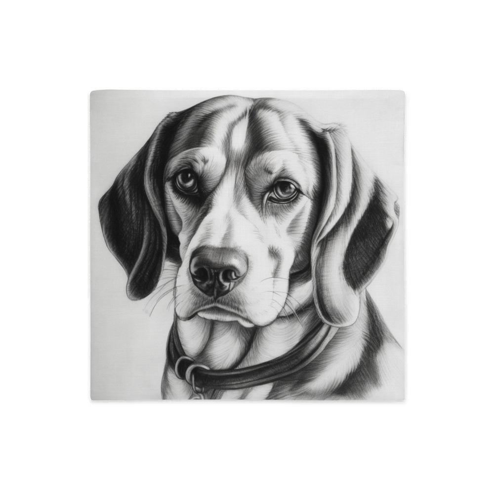 PugMug Custom Beagle Premium Pillow Case