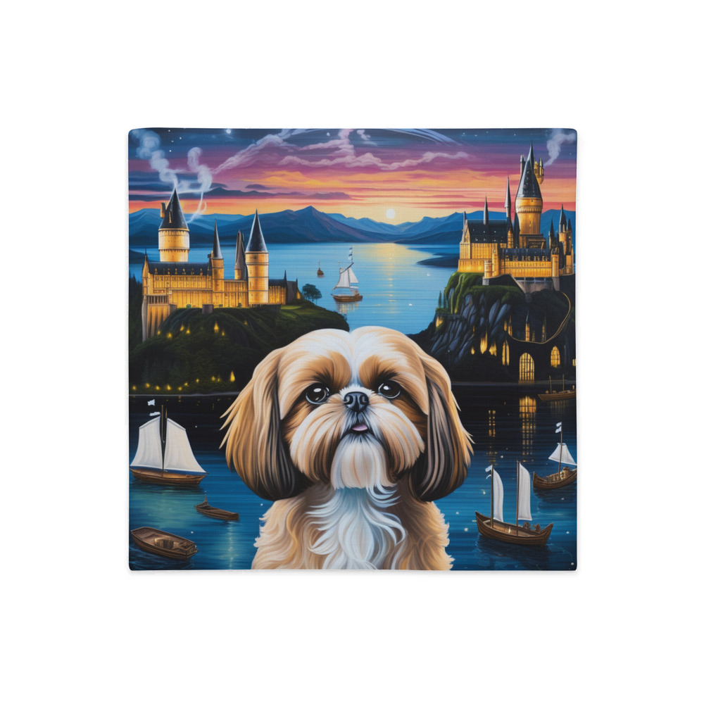 PugMug Custom Shih Tzu Premium Pillow Case
