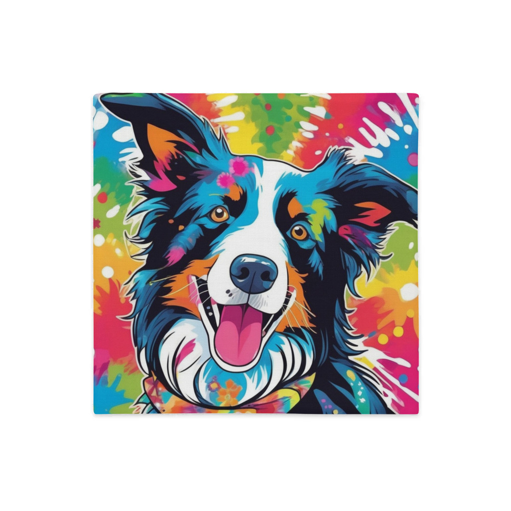 PugMug Custom Border Collie Premium Pillow Case