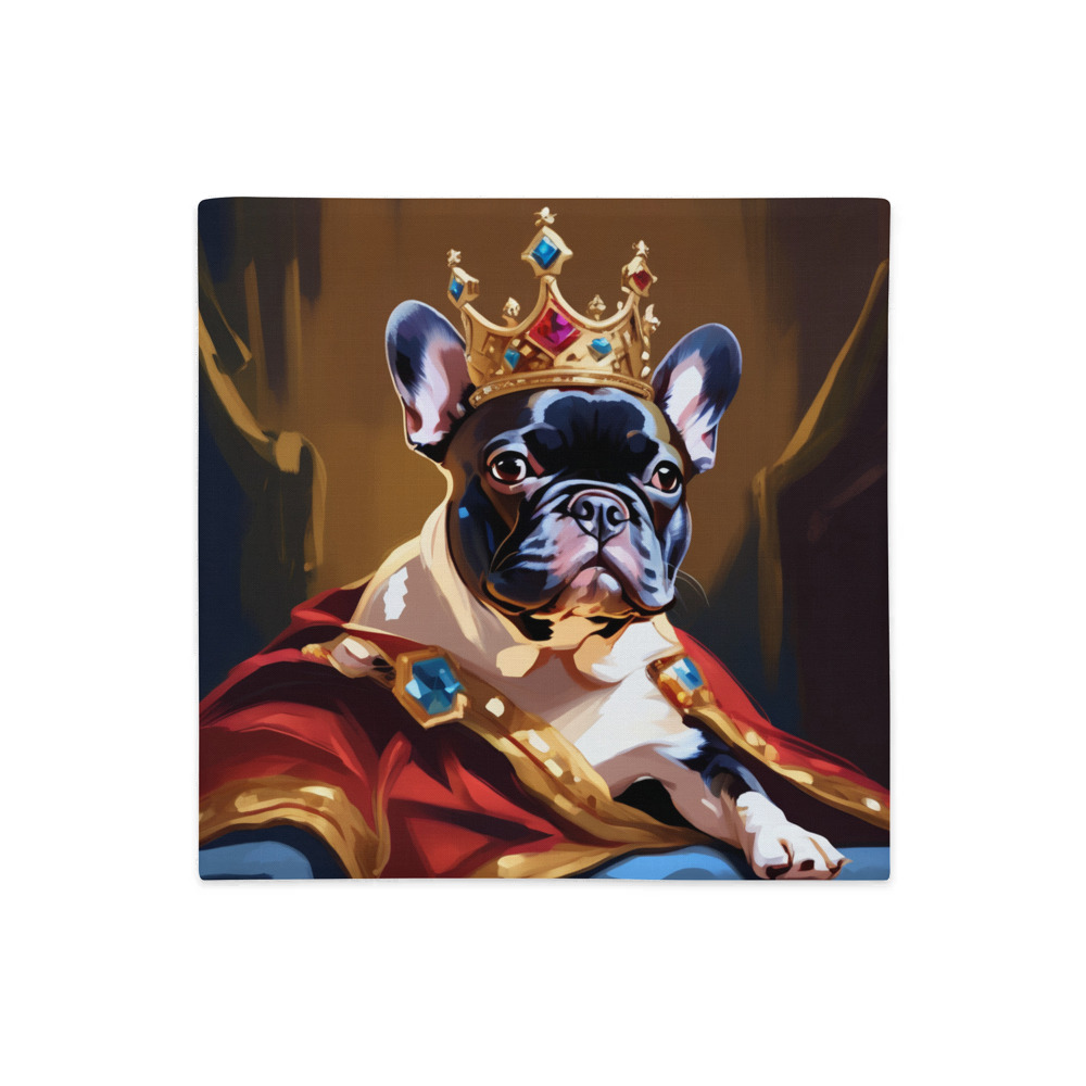 PugMug Custom Tan French Bulldog Premium Pillow Case