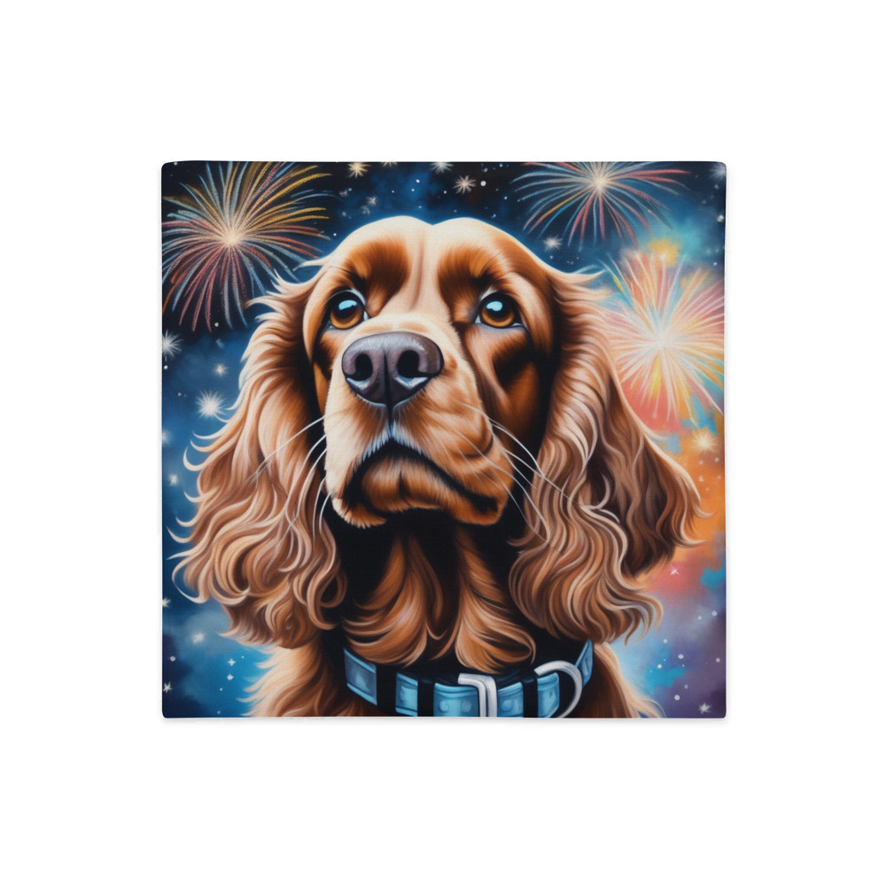 PugMug Custom Cocker Spaniel Premium Pillow Case