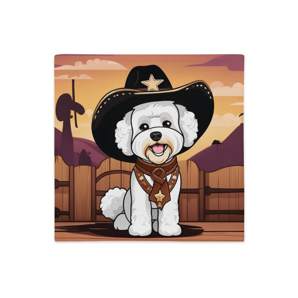 PugMug Custom Bichons Frise Premium Pillow Case