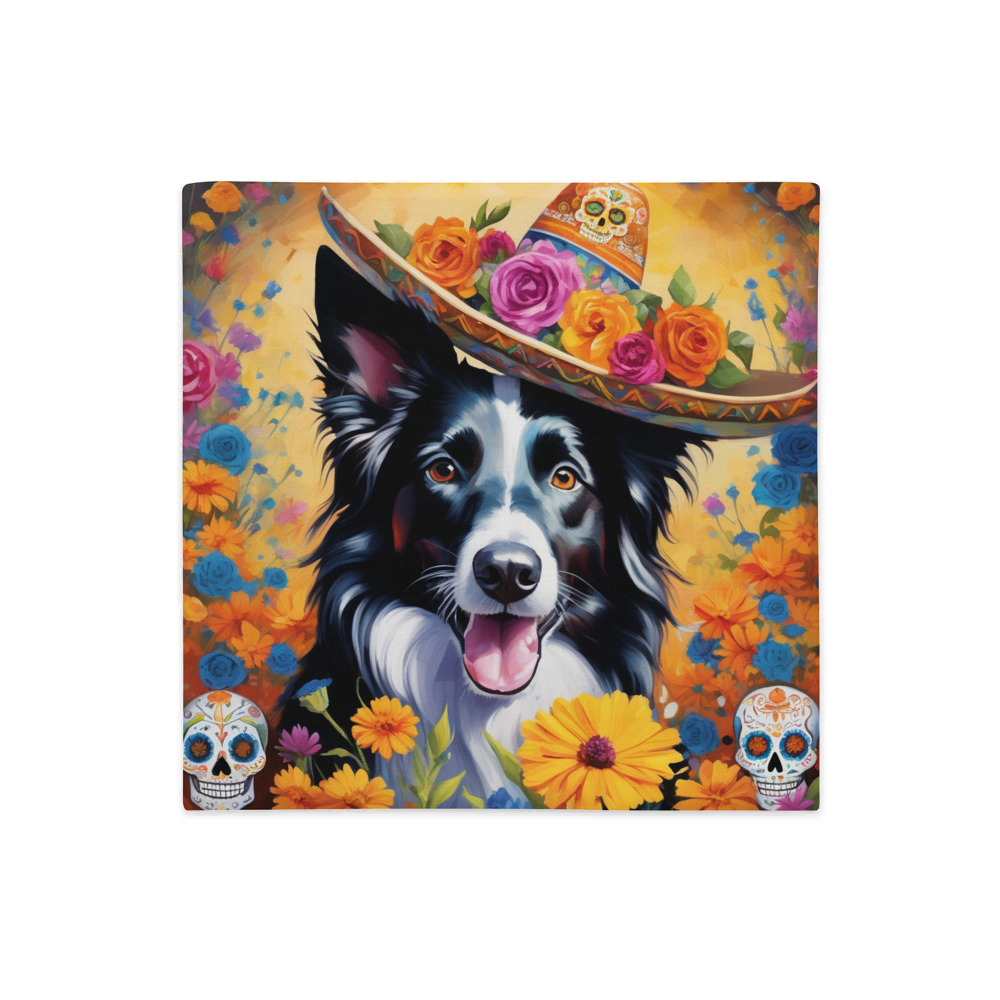 PugMug Custom Border Collie Premium Pillow Case