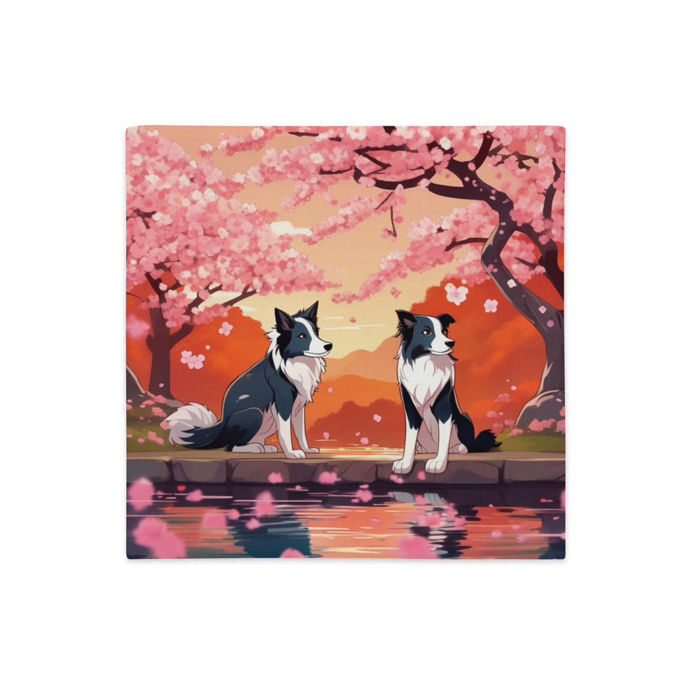 PugMug Custom Border Collie Premium Pillow Case